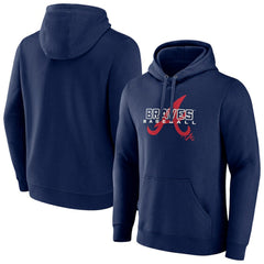Atlanta Braves Stellar Pullover Hoodie - Navy