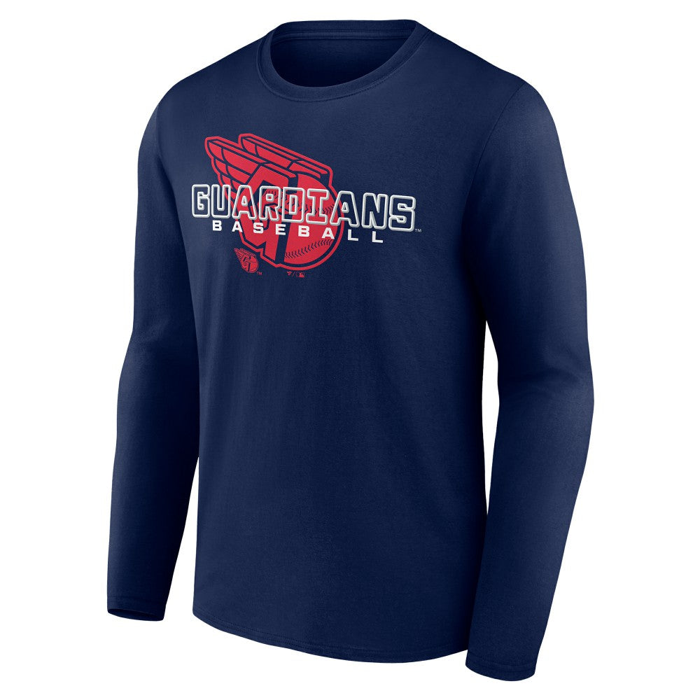 Cleveland Guardians Stellar Long Sleeve T-Shirt - Navy