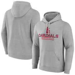 St. Louis Cardinals Evanston Stencil Pullover Hoodie - Gray