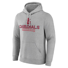 St. Louis Cardinals Evanston Stencil Pullover Hoodie - Gray