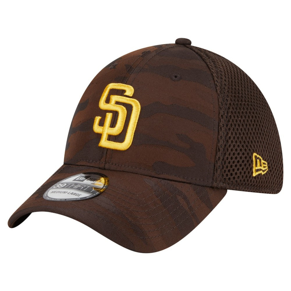 San Diego Padres Subtle Camo 39THIRTY Flex Hat - Dark Brown | New Era