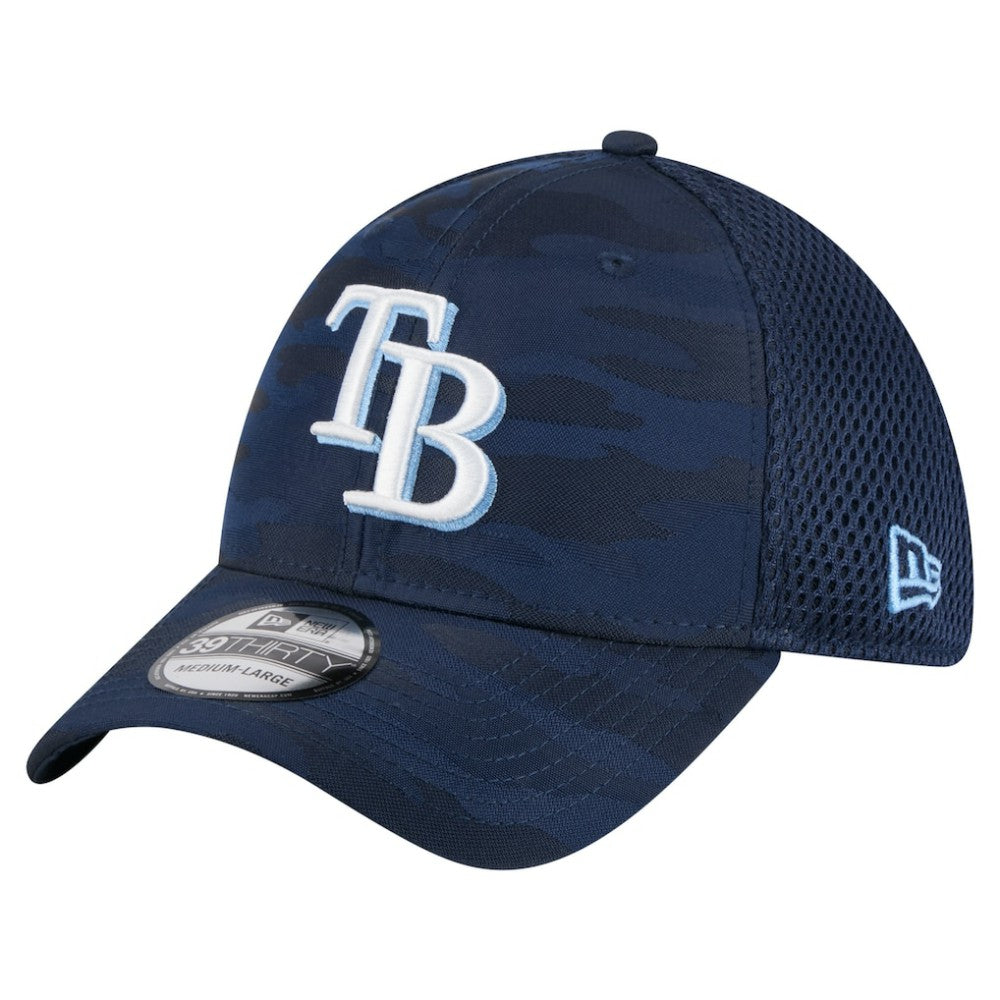 Tampa Bay Rays Subtle Camo 39THIRTY Flex Hat - Navy | New Era