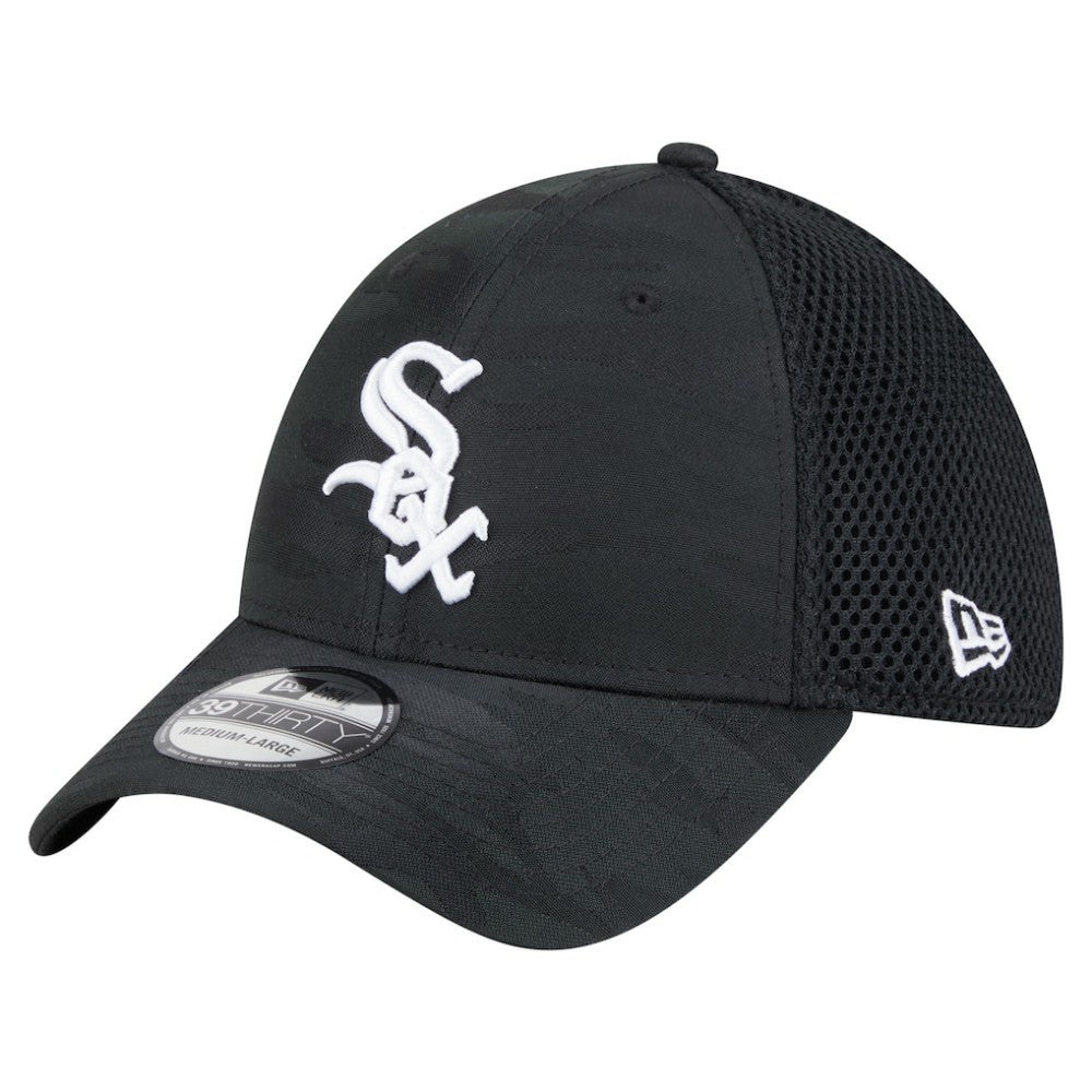 Chicago White Sox Subtle Camo 39THIRTY Flex Hat - Black | New Era