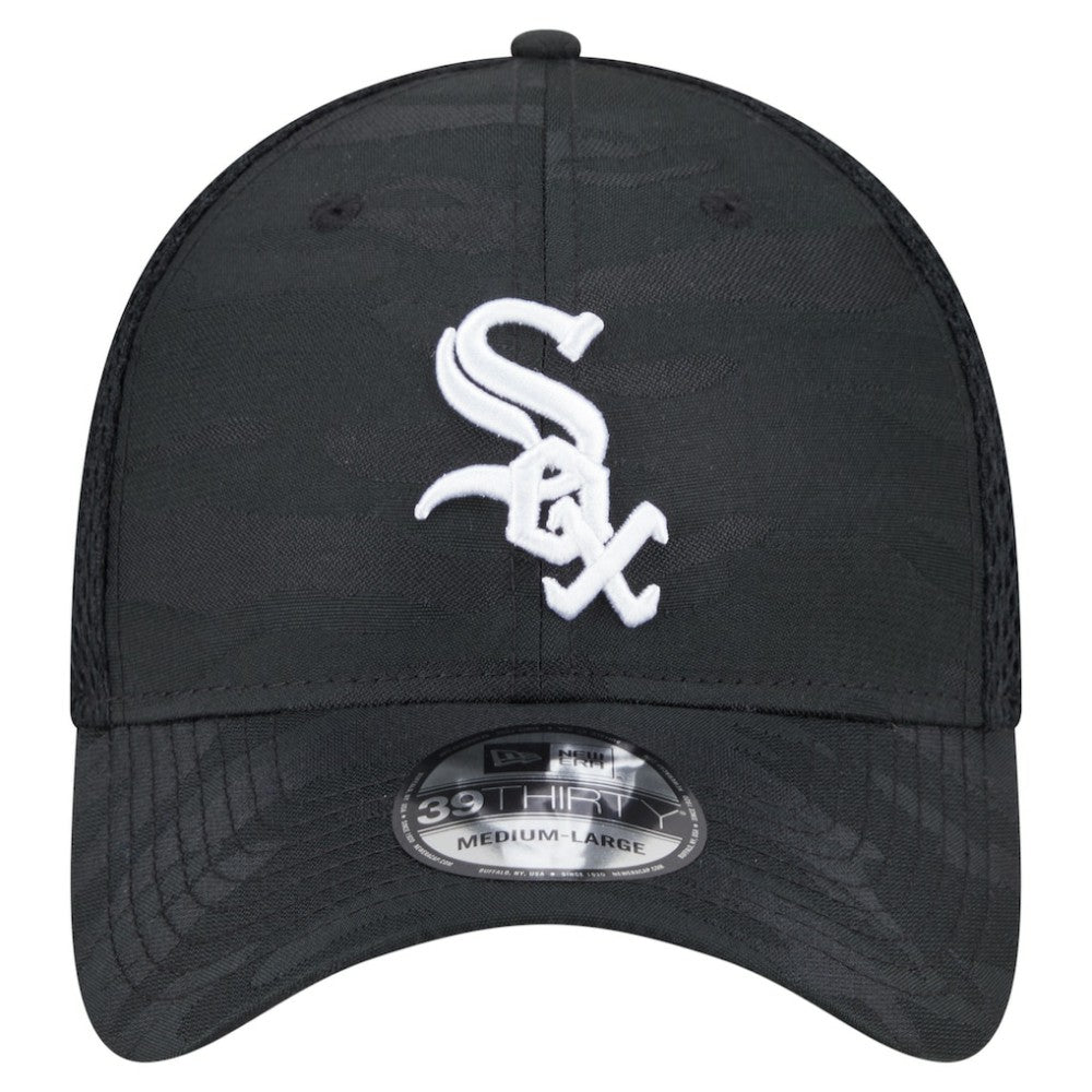 Chicago White Sox Subtle Camo 39THIRTY Flex Hat - Black | New Era