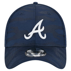 Atlanta Braves Subtle Camo 39THIRTY Flex Hat - Navy | New Era