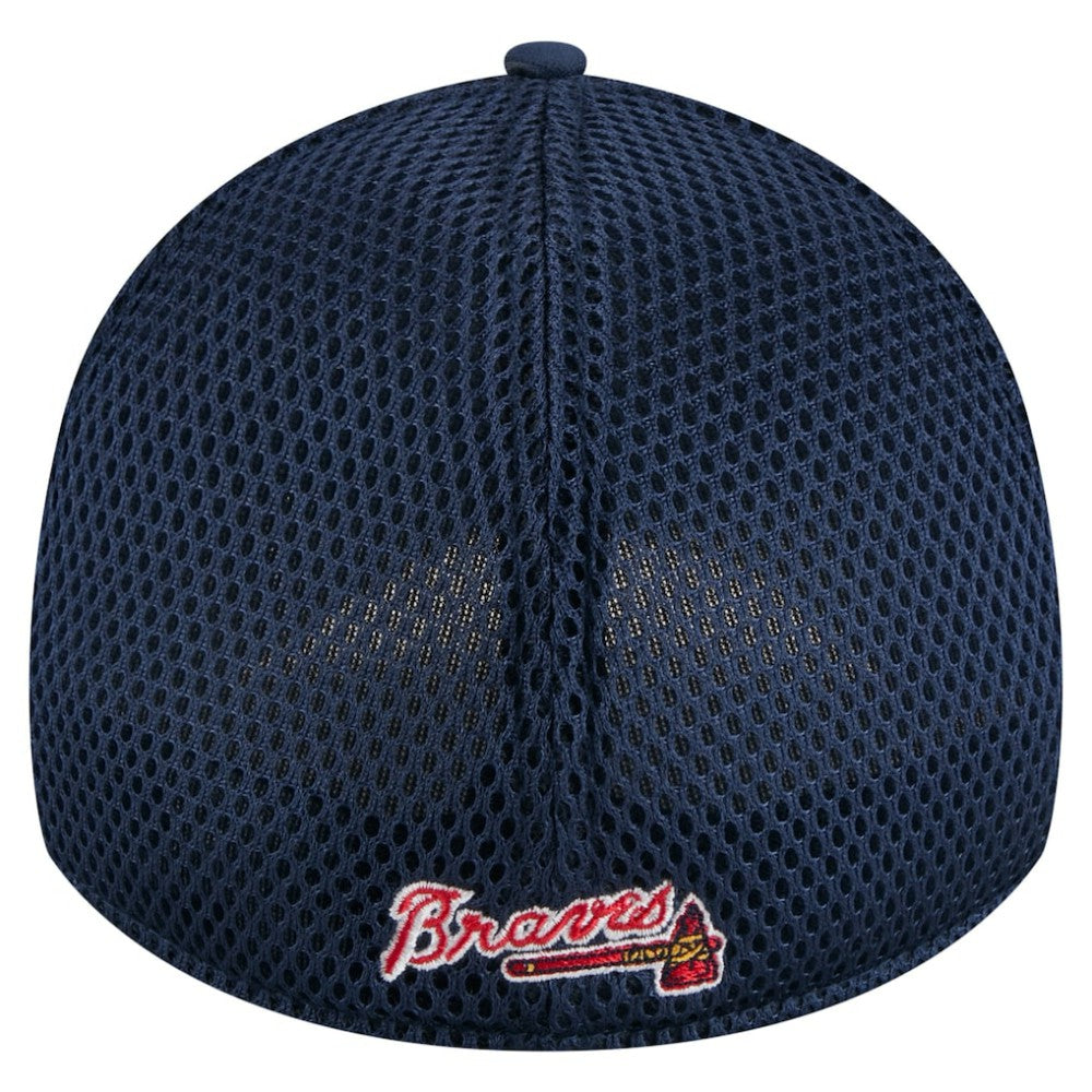 Atlanta Braves Subtle Camo 39THIRTY Flex Hat - Navy | New Era