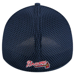 Atlanta Braves Subtle Camo 39THIRTY Flex Hat - Navy | New Era