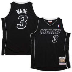 Dwyane Wade Miami Heat 2011/12 Hardwood Classics Authentic Jersey - Black | Mitchell & Ness outlet