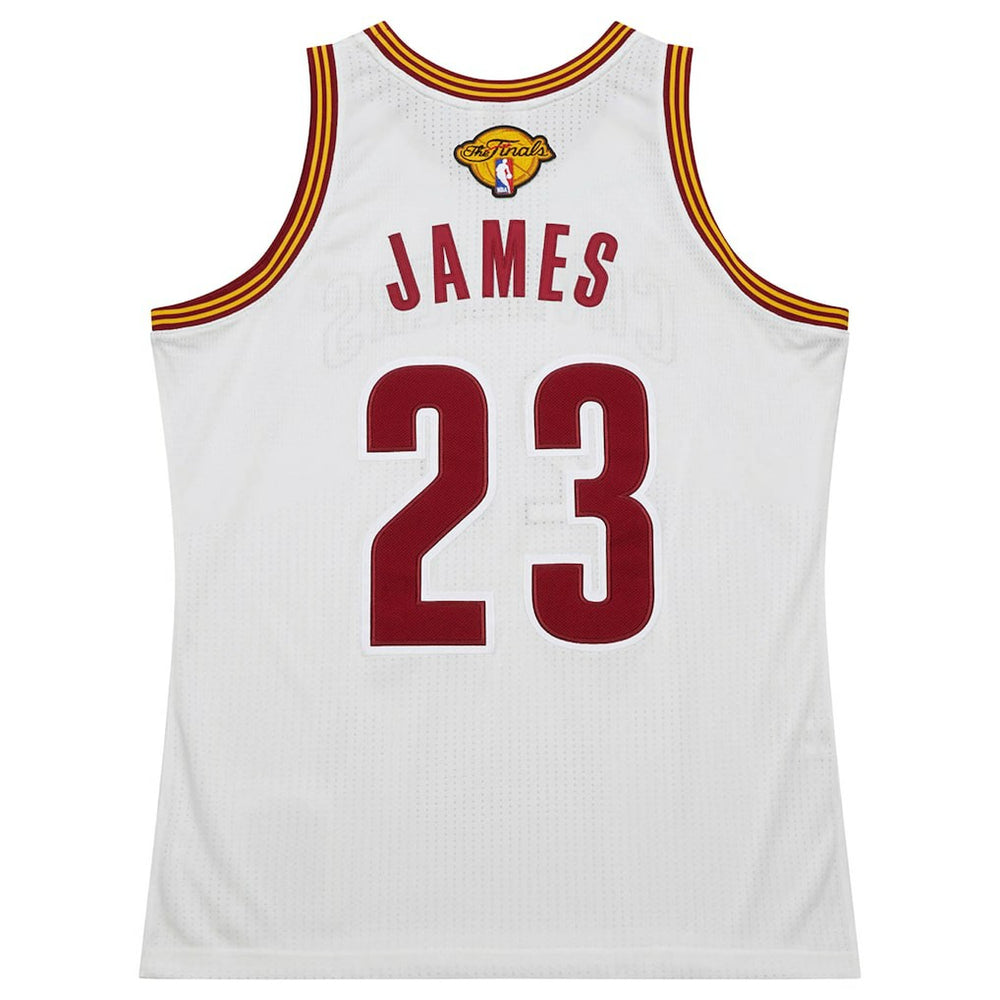 LeBron James Cleveland Cavaliers 2015/16 Hardwood Classics Authentic Jersey sale - White | Mitchell & Ness online