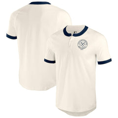 Cleveland Guardians Darius Rucker Collection Henley Raglan T-Shirt - White