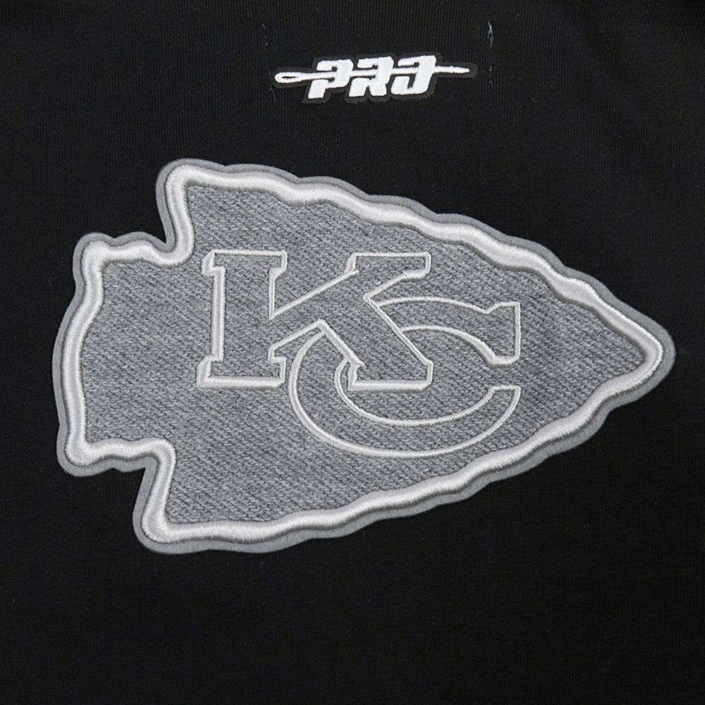 Kansas City Chiefs Pro Standard Women's Reverse French Terry Colorblock Full-Zip Hoodie - Gray discount