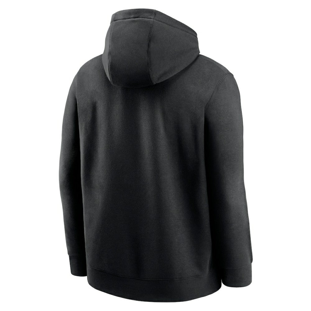 Pittsburgh Pirates Club Stack Pullover Hoodie - Black | Nike