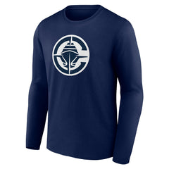 LA Clippers Primary Logo Long Sleeve T-Shirt - Navy sale