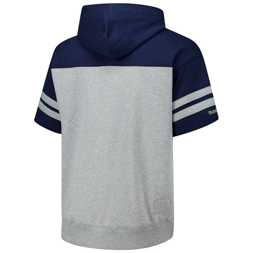 Dallas Cowboys Off Field Vintage Logo Short Sleeve Pullover Hoodie - Gray outlet