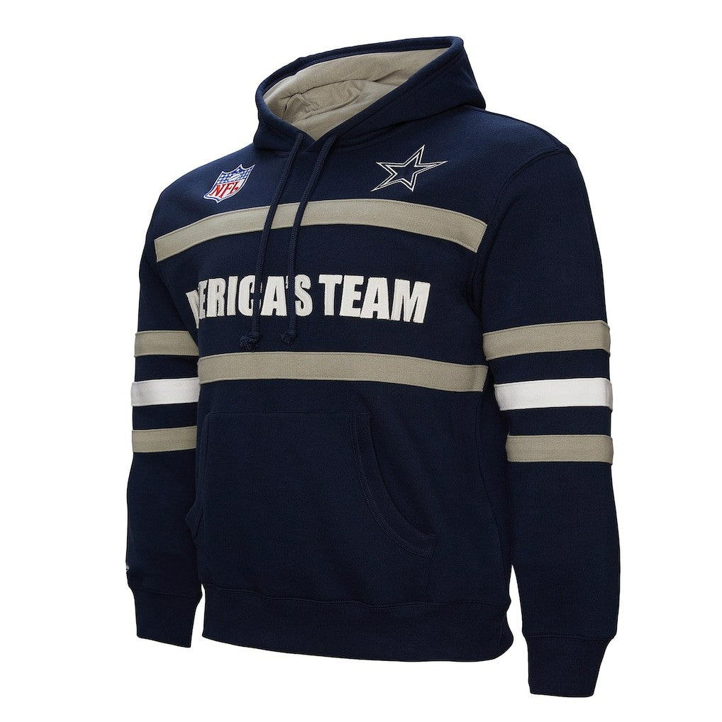 Dallas Cowboys America's Team Head Coach Pullover Hoodie - Navy sale