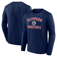 LA Clippers Victory Arch Long Sleeve T-Shirt - Navy on sale