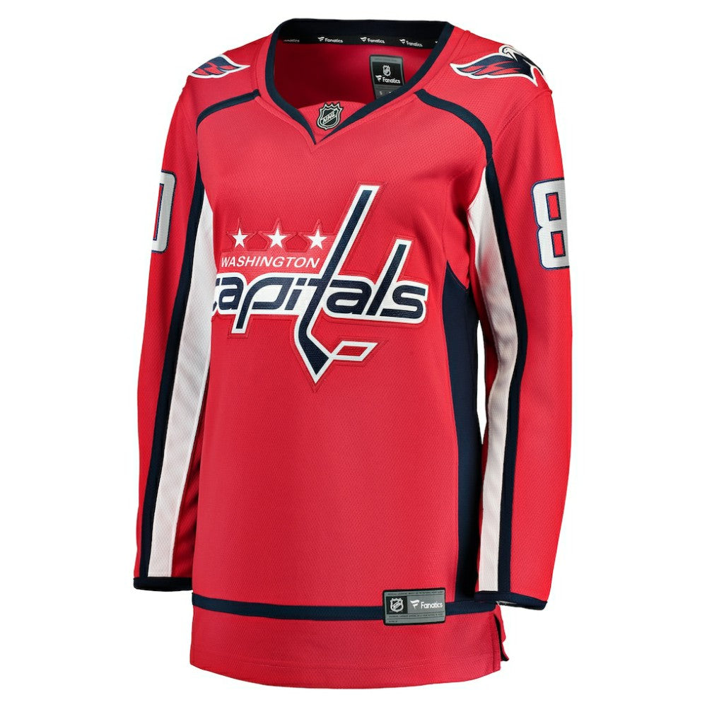 Pierre-Luc Dubois Washington Capitals Fanatics Women's Home Premier Breakaway Player Jersey Red