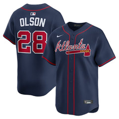 Matt Olson Atlanta Braves Alternate Limited Jersey - Navy | Nike