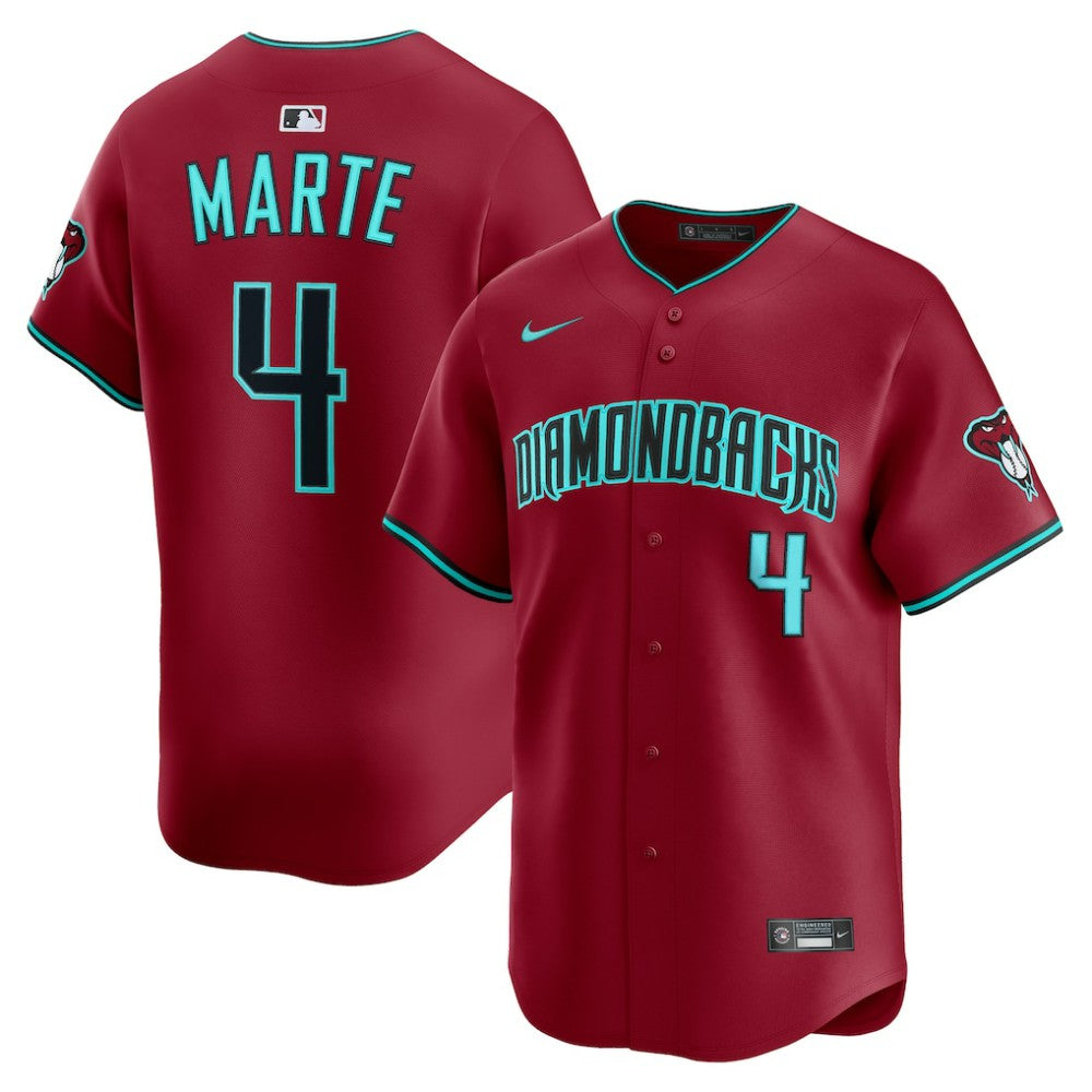 Ketel Marte Arizona Diamondbacks Alternate 2 Limited Player Jersey - Red | Nike