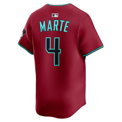 Ketel Marte Arizona Diamondbacks Alternate 2 Limited Player Jersey - Red | Nike