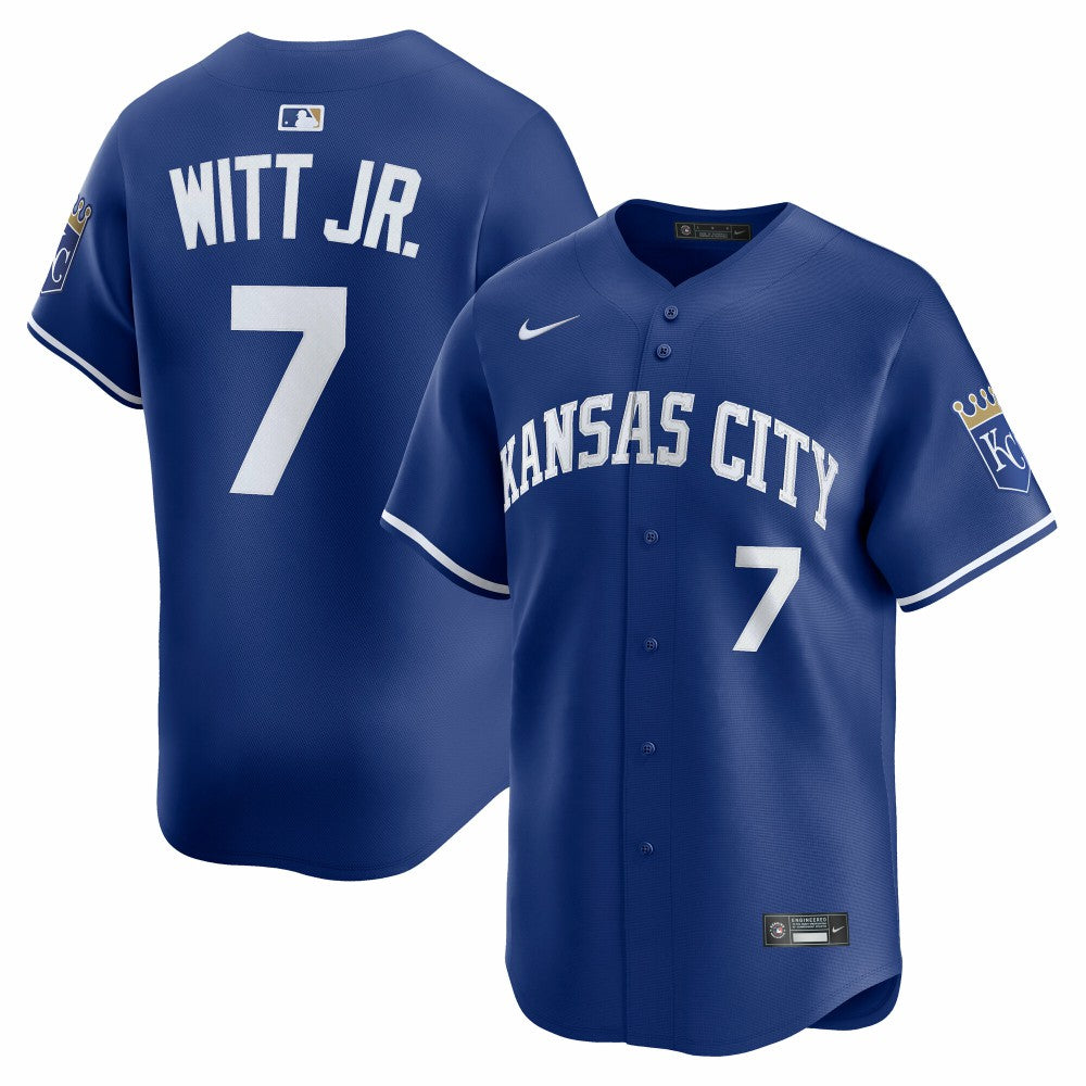 Bobby Witt Jr. Kansas City Royals Alternate 2 Limited Player Jersey - Royal | Nike