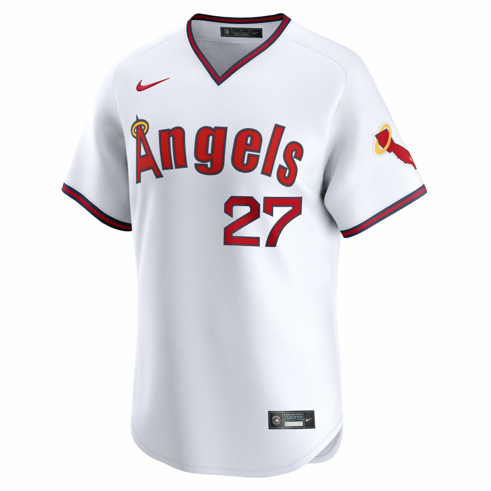 Mike Trout Los Angeles Angels Alternate Limited Jersey - White | Nike