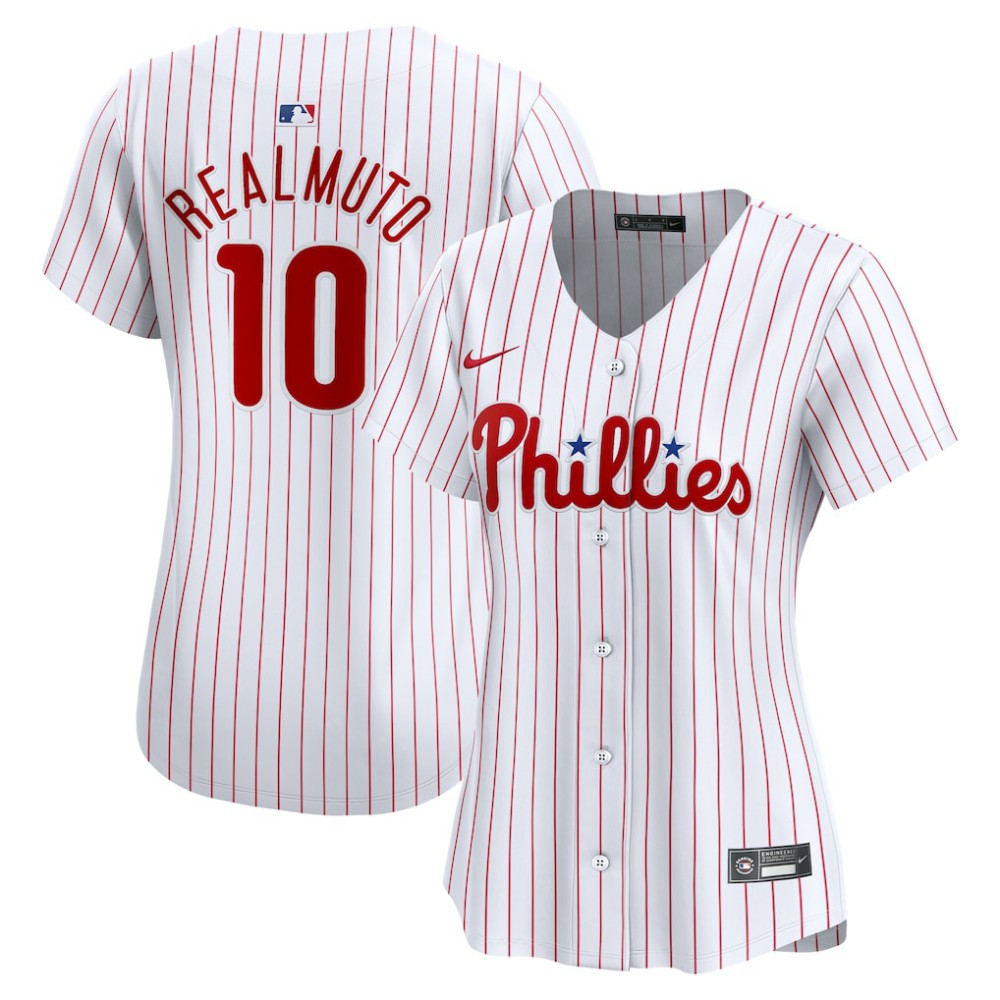 J.T. Realmuto Philadelphia Phillies Women's Home Limited Player Jersey - White | Nike