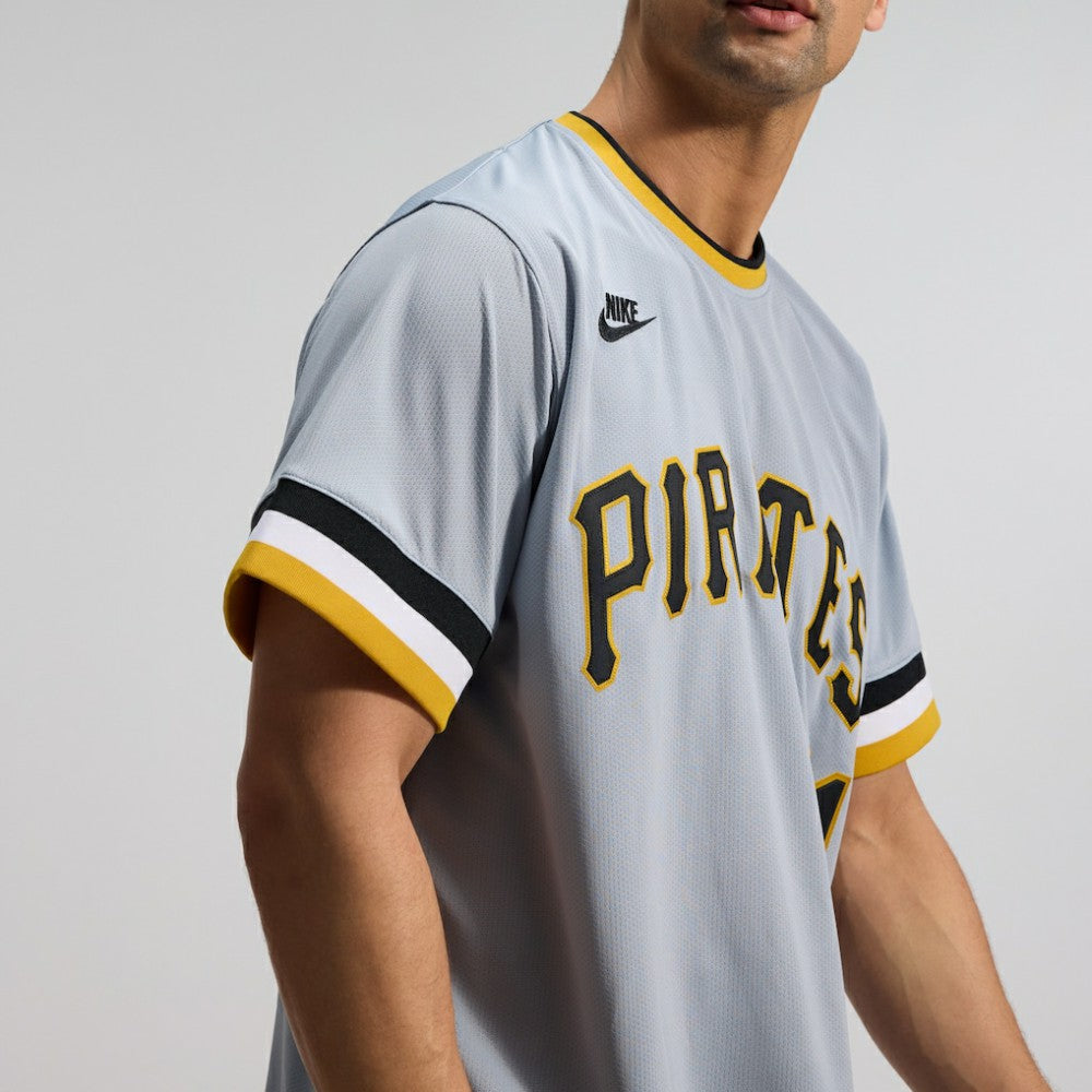 Roberto Clemente Pittsburgh Pirates Throwback Cooperstown Collection Limited Jersey - Gray | Nike