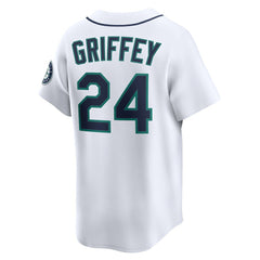 Ken Griffey Jr. Seattle Mariners Throwback Cooperstown Collection Limited Jersey - White | Nike