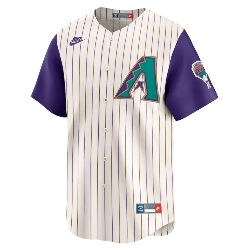 Randy Johnson Arizona Diamondbacks Throwback Cooperstown Collection Limited Jersey - Cream | Nike