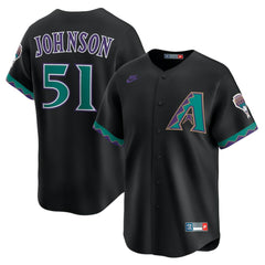 Randy Johnson Arizona Diamondbacks Throwback Cooperstown Collection Limited Jersey - Black | Nike