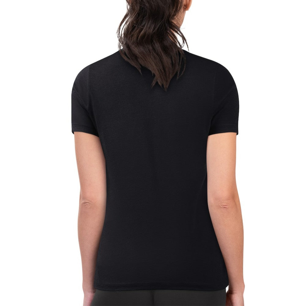 San Francisco Giants G-III 4Her by Carl Banks Women's Super-Slim Fit Lightweight Flowers Graphic T-Shirt - Black