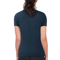 Minnesota Twins G-III 4Her by Carl Banks Women's Super-Slim Fit Lightweight Flowers Graphic T-Shirt - Navy
