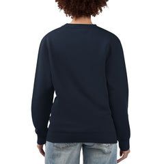 Milwaukee Brewers G-III 4Her by Carl Banks Women's Flowers Graphic Pullover Sweatshirt - Navy