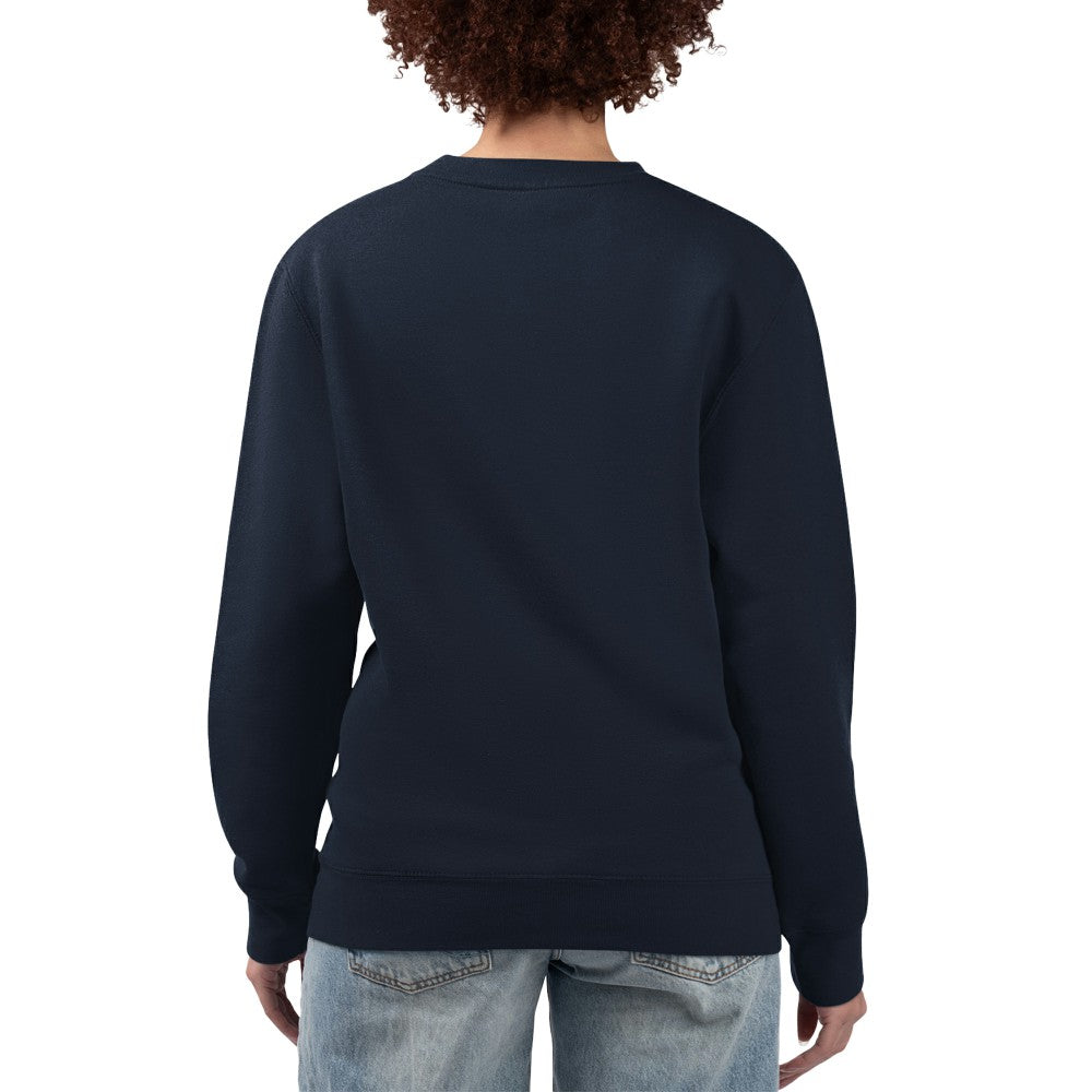 Cleveland Guardians G-III 4Her by Carl Banks Women's Flowers Graphic Pullover Sweatshirt - Navy