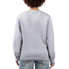 New York Mets G-III 4Her by Carl Banks Women's Flowers Graphic Pullover Sweatshirt - Heather Gray
