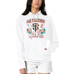 San Francisco Giants G-III 4Her by Carl Banks Women's Flowers Graphic Pullover Hoodie - White