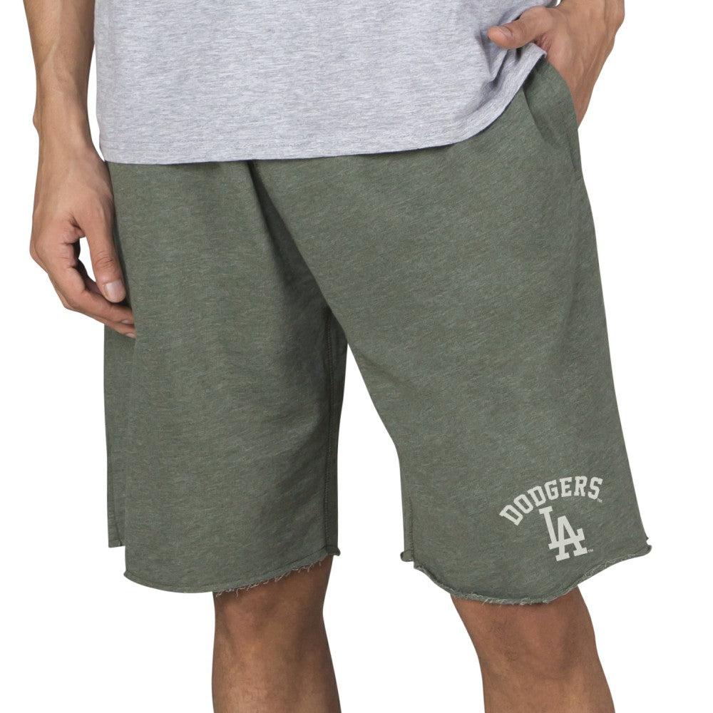 Los Angeles Dodgers Concepts Sport Mainstream Tri-Blend Shorts - Green