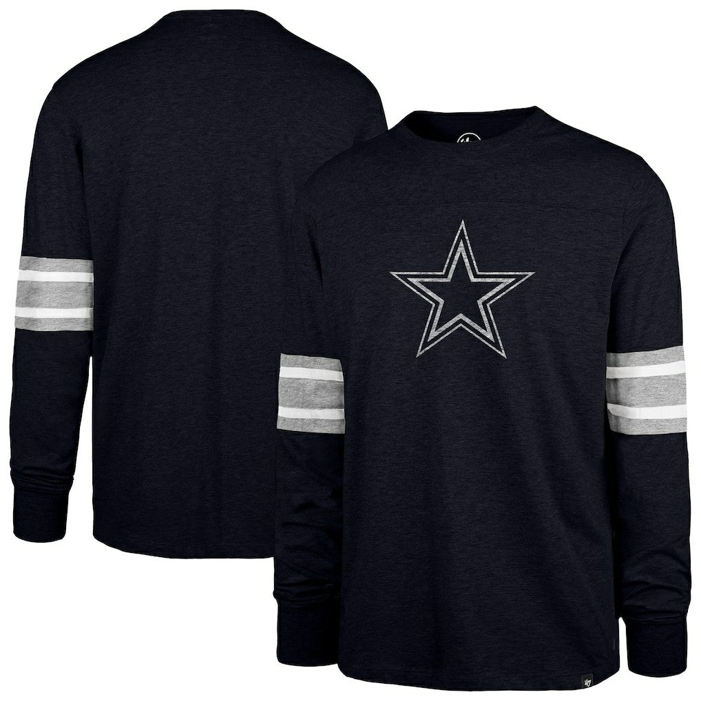 Dallas Cowboys '47 Premier Brex Long Sleeve T-Shirt - Navy cheap