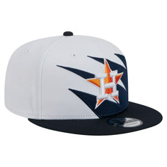 Houston Astros Jagged 9FIFTY Snapback Hat - Navy/White | New Era