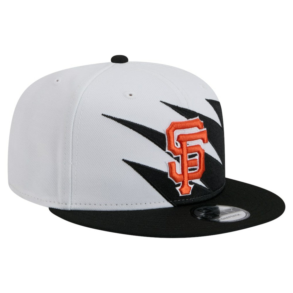 San Francisco Giants Jagged 9FIFTY Snapback Hat - Black/White | New Era
