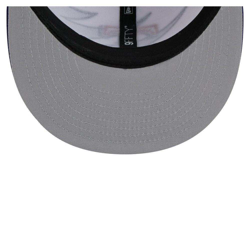 Texas Rangers Jagged 9FIFTY Snapback Hat - Royal/White | New Era