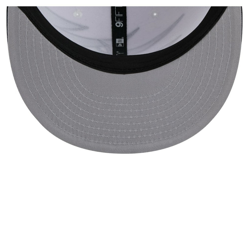 Atlanta Braves Jagged 9FIFTY Snapback Hat - Navy/White | New Era