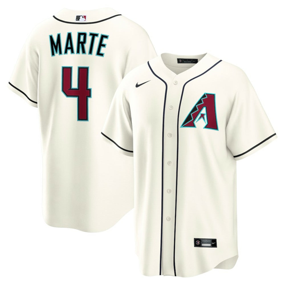 Ketel Marte Arizona Diamondbacks Home Replica Jersey - Cream | Nike