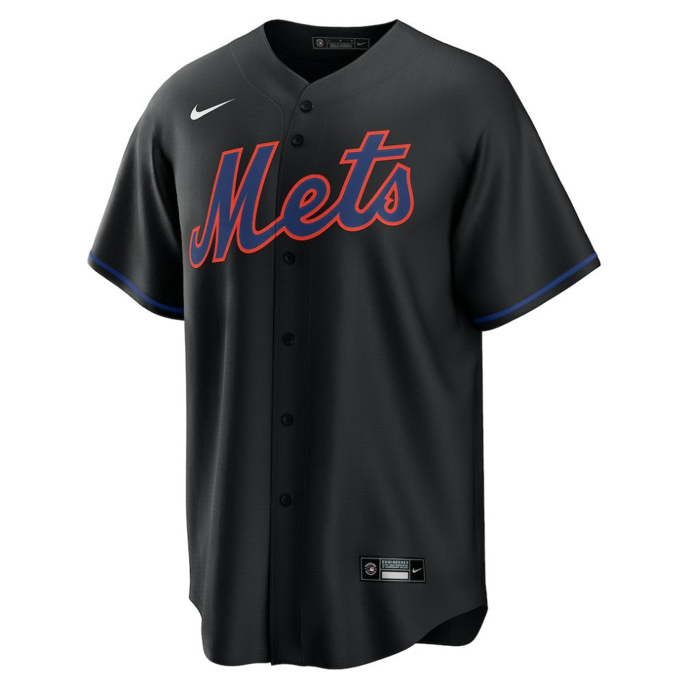 Brandon Nimmo New York Mets Alternate Replica Jersey - Black | Nike