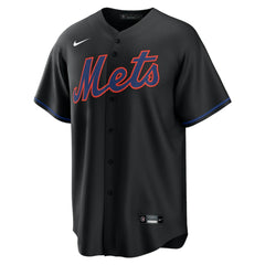 Brandon Nimmo New York Mets Alternate Replica Jersey - Black | Nike