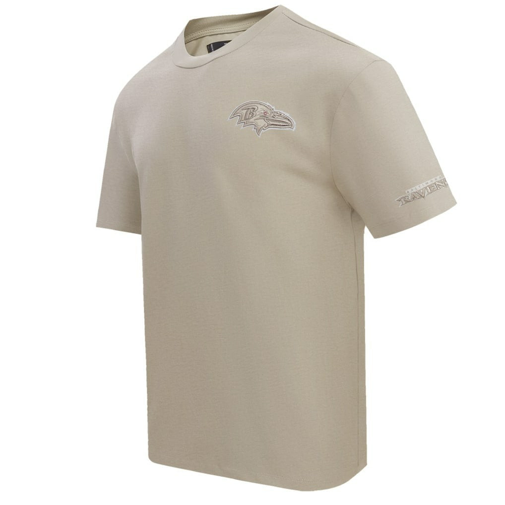 Baltimore Ravens Pro Standard Drop Shoulder T-Shirt - Tan discount