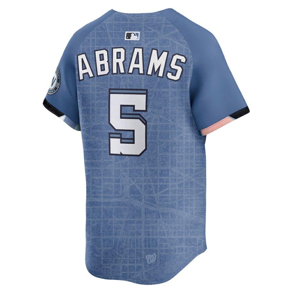 CJ Abrams Washington Nationals 2025 City Connect Limited Jersey - Blue | Nike