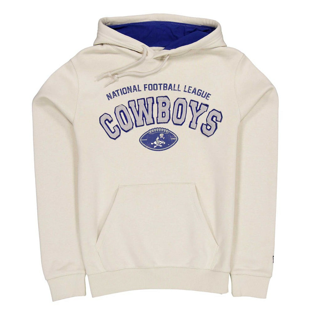 Dallas Cowboys New Era Historic Pullover Hoodie - Cream outlet