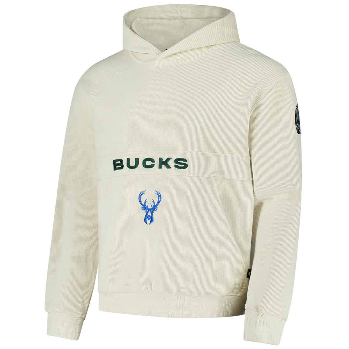 Milwaukee Bucks The Wild Collective Unisex Corduroy Tri-Blend Pullover Hoodie - Cream sale